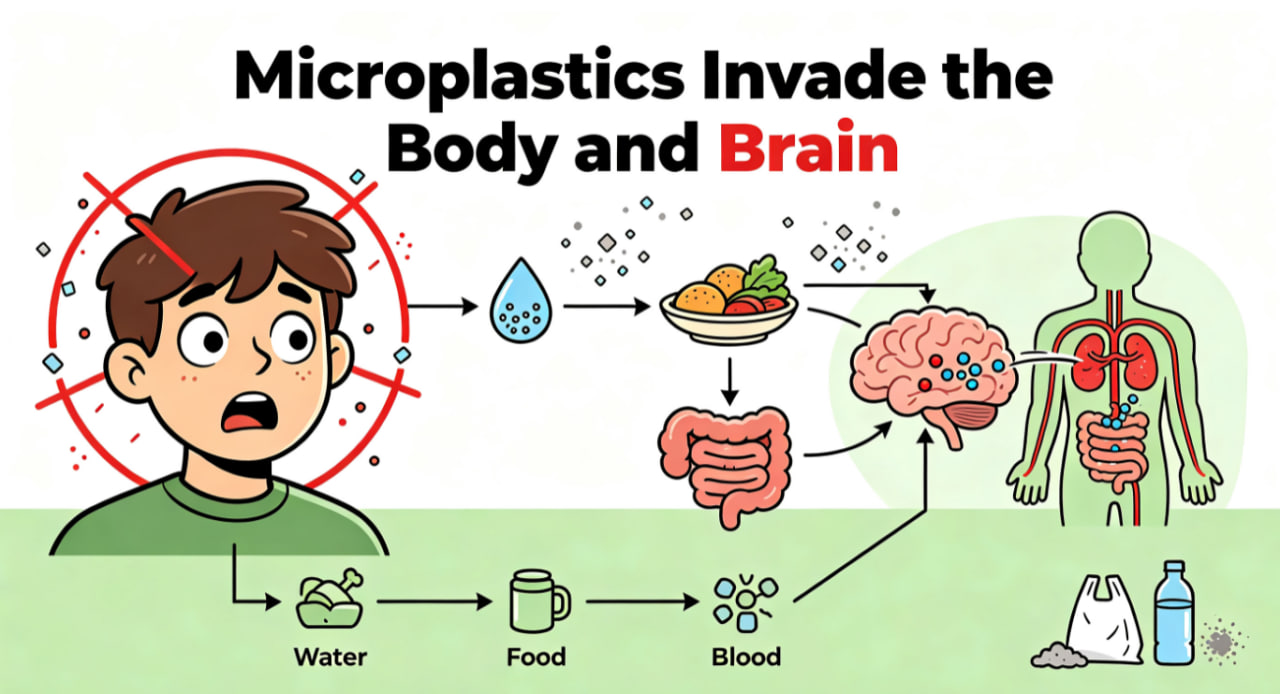 Microplastics Are Silently Infiltrating Your Body! From Brain Risks to Heart Attacks: The Hidden Health Crisis & Everyday Prevention Guide